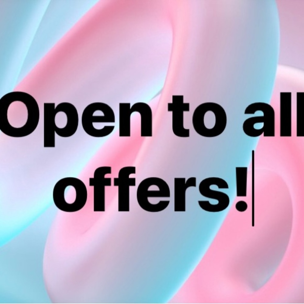 Open to all offers!